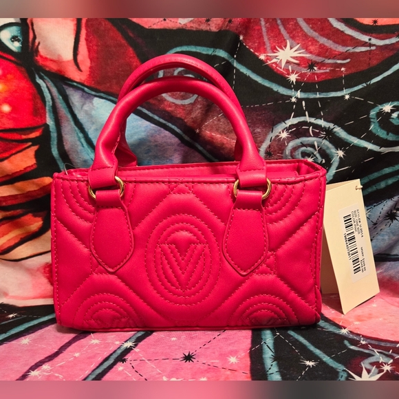 NWT VALENTINO ORLANDI PINK QUILTED HANDBAG - Picture 2 of 11